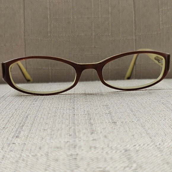 Coach Women Glasses Frame 50[]19 135 Brown Tone Eyeglasses Frame - Picture 10 of 11
